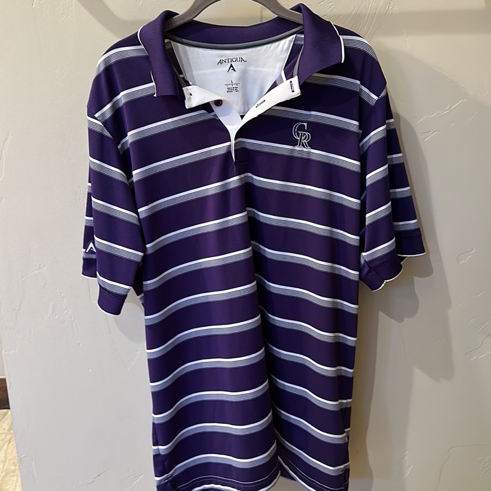 ANTIGUA COLORADO ROCKIES POLO SHIRT